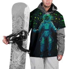 Накидка на куртку 3D с принтом Астронавт в Екатеринбурге, 100% полиэстер |  | Тематика изображения на принте: астронавт | бабочки | вселенная | горы | космонавт | космос | красота | скафандр