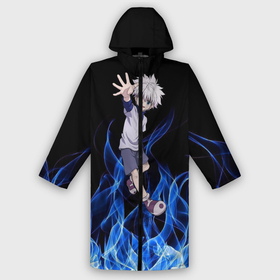 Дождевик унисекс 3D с принтом Killua Zoldyck Blue Fire в городе Новоалтайск,  |  | hunter  hunter | алая иллюзия | гон фрикс | курапика | леорио | молния | огонь | охотник х охотник | персонажи | последняя миссия | хантер | хантер икс хантер | хантер х хантер | хисока