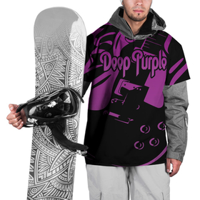 Накидка на куртку 3D с принтом Deep Purple в Екатеринбурге, 100% полиэстер |  | deep purple | whoosh | дэвид ковердейл | иэн гиллан | метал | ричи блэкмор | роджер гловер | рок | свист | хард | хэви