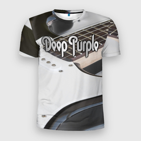 Мужская футболка 3D Slim с принтом Deep Purple в Курске, 100% полиэстер с улучшенными характеристиками | приталенный силуэт, круглая горловина, широкие плечи, сужается к линии бедра | Тематика изображения на принте: deep purple | whoosh | дэвид ковердейл | иэн гиллан | метал | ричи блэкмор | роджер гловер | рок | свист | хард | хэви