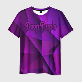 Мужская футболка 3D с принтом Deep Purple в Курске, 100% полиэфир | прямой крой, круглый вырез горловины, длина до линии бедер | deep purple | whoosh | дэвид ковердейл | иэн гиллан | метал | ричи блэкмор | роджер гловер | рок | свист | хард | хэви