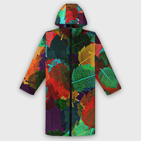 Дождевик унисекс 3D с принтом Abstract Autumn Leaves в Ханты-Майнсийске,  |  | Тематика изображения на принте: абстракция | дерево | деревья | дождь | клен | лес | листики | листочки | листья | листья дуба | листья клен | листья неон | листья тропические | оранжевая | оранжевый | осень | текстура | узор | уют