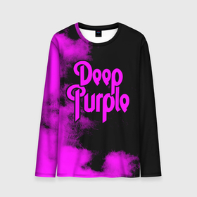 Мужской лонгслив 3D с принтом Deep Purple в Санкт-Петербурге, 100% полиэстер | длинные рукава, круглый вырез горловины, полуприлегающий силуэт | deep purple | альбом | гловер | группа | дееп | деп | ди | дип | диперпл | дипперпл | иэн гиллан | иэн пэйс | лого | логотип | метал | морс | пепл | перпл | прогрессивный | психоделический | рок | символ | хард