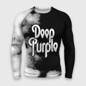Мужской рашгард 3D с принтом Deep Purple в Кировске,  |  | deep purple | альбом | гловер | группа | дееп | деп | ди | дип | диперпл | дипперпл | иэн гиллан | иэн пэйс | лого | логотип | метал | морс | пепл | перпл | прогрессивный | психоделический | рок | символ | хард