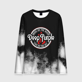 Мужской лонгслив 3D с принтом Deep Purple в Петрозаводске, 100% полиэстер | длинные рукава, круглый вырез горловины, полуприлегающий силуэт | deep purple | альбом | гловер | группа | дееп | деп | ди | дип | диперпл | дипперпл | иэн гиллан | иэн пэйс | лого | логотип | метал | морс | пепл | перпл | прогрессивный | психоделический | рок | символ | хард