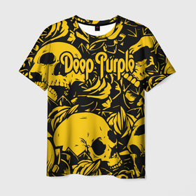 Мужская футболка 3D с принтом Deep Purple , 100% полиэфир | прямой крой, круглый вырез горловины, длина до линии бедер | deep purple | whoosh | дэвид ковердейл | иэн гиллан | метал | ричи блэкмор | роджер гловер | рок | свист | хард | хэви