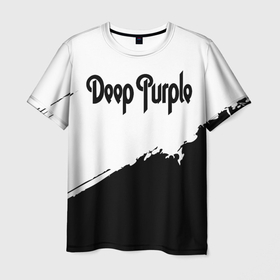 Мужская футболка 3D с принтом Deep Purple в Екатеринбурге, 100% полиэфир | прямой крой, круглый вырез горловины, длина до линии бедер | Тематика изображения на принте: deep purple | whoosh | дэвид ковердейл | иэн гиллан | метал | ричи блэкмор | роджер гловер | рок | свист | хард | хэви