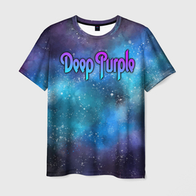 Мужская футболка 3D с принтом Deep Purple в Новосибирске, 100% полиэфир | прямой крой, круглый вырез горловины, длина до линии бедер | deep purple | whoosh | дэвид ковердейл | иэн гиллан | метал | ричи блэкмор | роджер гловер | рок | свист | хард | хэви