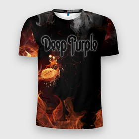 Мужская футболка 3D Slim с принтом Deep Purple в Екатеринбурге, 100% полиэстер с улучшенными характеристиками | приталенный силуэт, круглая горловина, широкие плечи, сужается к линии бедра | deep purple | whoosh | дэвид ковердейл | иэн гиллан | метал | ричи блэкмор | роджер гловер | рок | свист | хард | хэви