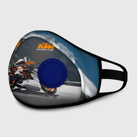 Маска из неопрена с принтом KTM Racing team в городе Новоалтайск, неопрен 100% | Форма огибающая нос. Резинки для ушей с дополнительной резинкой на затылке. Клапан для выдоха для активного дыхания при занятиях спортом. Эластичный материал маски и окантовки для лучшего растяжения и прилегания маски.  | clouds | ktm | motorcycle | mountains | nature | racer | racing | route | sky | team | гонщик | горы | мотоцикл | небо | облака | природа | трасса