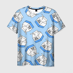 Мужская футболка 3D с принтом СЛЕЗЫ МАЛЬЧИКОВ в Белгороде, 100% полиэфир | прямой крой, круглый вырез горловины, длина до линии бедер | anime | pattern | аниме | лето | паттерн | слезы мальчиков
