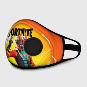 Маска из неопрена с принтом FORTNITE в городе Новоалтайск, неопрен 100% | Форма огибающая нос. Резинки для ушей с дополнительной резинкой на затылке. Клапан для выдоха для активного дыхания при занятиях спортом. Эластичный материал маски и окантовки для лучшего растяжения и прилегания маски.  | 2019 | battle royale | chapter 2 | epic games | fortnite | game | season x | zombie | зомби | фортнайт
