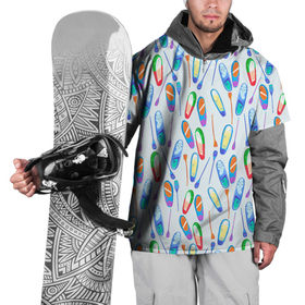 Накидка на куртку 3D с принтом доски для серфинга в Петрозаводске, 100% полиэстер |  | serfing | sup boarding | sup serfing | sup серфинг | сап серфинг | серфинг