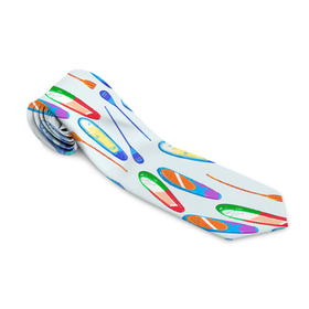 Галстук 3D с принтом доски для серфинга , 100% полиэстер | Длина 148 см; Плотность 150-180 г/м2 | serfing | sup boarding | sup serfing | sup серфинг | сап серфинг | серфинг