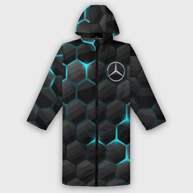 Дождевик унисекс 3D с принтом Mercedes Benz в городе Новоалтайск,  |  | cell | germany | mercedes benz | pattern | prestige | германия | мерседес | престиж | соты | узор