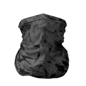 Бандана-труба 3D с принтом Черная дымка в Кировске, 100% полиэстер, ткань с особыми свойствами — Activecool | плотность 150‒180 г/м2; хорошо тянется, но сохраняет форму | дым | потерялся | текстура | черный дым