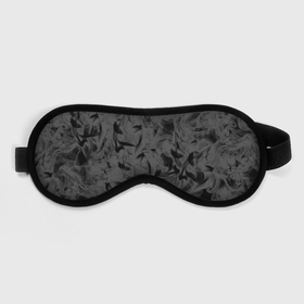 Маска для сна 3D с принтом Черная дымка в Кировске, внешний слой — 100% полиэфир, внутренний слой — 100% хлопок, между ними — поролон |  | дым | потерялся | текстура | черный дым