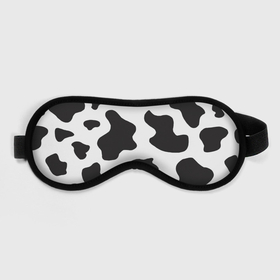 Маска для сна 3D с принтом COW PRINT в Санкт-Петербурге, внешний слой — 100% полиэфир, внутренний слой — 100% хлопок, между ними — поролон |  | animals | cow | cow print | корова | коровий принт