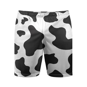 Мужские шорты спортивные с принтом COW PRINT в Тюмени,  |  | animals | cow | cow print | корова | коровий принт