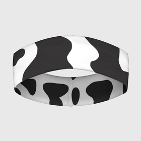 Повязка на голову 3D с принтом COW PRINT в Кировске,  |  | animals | cow | cow print | корова | коровий принт