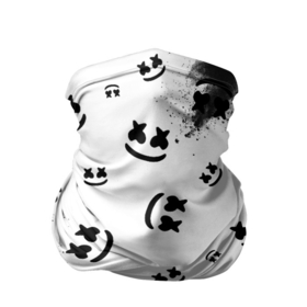Бандана-труба 3D с принтом MARSHMELLO / МАРШМЕЛЛОУ в Новосибирске, 100% полиэстер, ткань с особыми свойствами — Activecool | плотность 150‒180 г/м2; хорошо тянется, но сохраняет форму | face | logo | marsh | marshmallow | marshmello | marshmelo | mello | smile | лицо | лого | маршмеллов | маршмеллоу | маршмеллу | маршмело | маршмелов | маршмелоу | маска | музыка | рожица | символ | смайл | улыбка