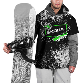 Накидка на куртку 3D с принтом SKODA SPORT , 100% полиэстер |  | auto | autosport | avto | car | race | road | skoda | sport | street racing | авто | автоспорт | гонки | дорога | марка | машина | спорт | тачка | трасса | шкода