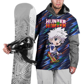 Накидка на куртку 3D с принтом Киллуа Hunter x Hunter в Санкт-Петербурге, 100% полиэстер |  | Тематика изображения на принте: anime | hunter | hunter x hunter | killua | zoldyck | аниме | зодиак | охотник | охотники