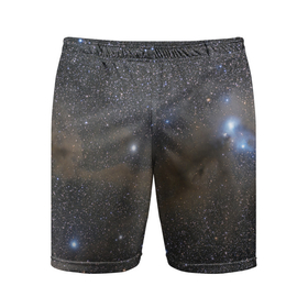 Мужские шорты спортивные с принтом Звездный космос (S) в Белгороде,  |  | galaxy | nasa | nebula | space | star | абстракция | вселенная | галактика | звезда | звезды | космический | наса | планеты