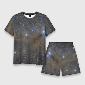 Мужской костюм с шортами 3D с принтом Звездный космос (S) ,  |  | galaxy | nasa | nebula | space | star | абстракция | вселенная | галактика | звезда | звезды | космический | наса | планеты