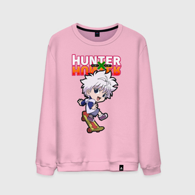 Мужской свитшот хлопок с принтом Киллуа Hunter x Hunter , 100% хлопок |  | anime | hunter | hunter x hunter | killua | zoldyck | аниме | зодиак | охотник | охотники
