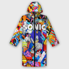 Дождевик унисекс 3D с принтом SONIC   СОНИК в Ухте,  |  | hedgehog | metal sonic | silver | silver the hedgehog | sonic | sonic boom | sonic the hedgehog | ёж сонник | игры | соник | фильмы