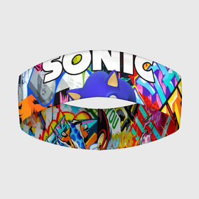 Повязка на голову 3D с принтом SONIC   СОНИК в Новосибирске,  |  | hedgehog | metal sonic | silver | silver the hedgehog | sonic | sonic boom | sonic the hedgehog | ёж сонник | игры | соник | фильмы