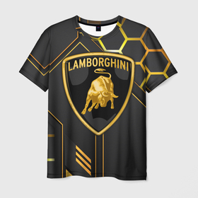 Мужская футболка 3D с принтом Lamborghini , 100% полиэфир | прямой крой, круглый вырез горловины, длина до линии бедер | aventador | centenario | countach | lamborghini huracan | performante | sian | urus | veneno | ламба | ламборгини | ламборджини | челлендж