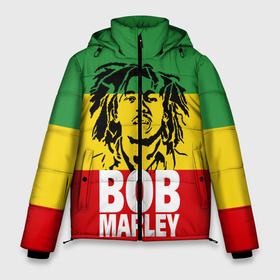 Мужская зимняя куртка 3D с принтом Bob Marley в Петрозаводске, верх — 100% полиэстер; подкладка — 100% полиэстер; утеплитель — 100% полиэстер | длина ниже бедра, свободный силуэт Оверсайз. Есть воротник-стойка, отстегивающийся капюшон и ветрозащитная планка. 

Боковые карманы с листочкой на кнопках и внутренний карман на молнии. | Тематика изображения на принте: bob | bob marley | движение | музыка | рэгги | свобода | стиль | счастье | ямайка
