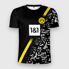 Мужская футболка 3D спортивная с принтом Dortmund 2020/2021 ФОРМА , 100% полиэстер с улучшенными характеристиками | приталенный силуэт, круглая горловина, широкие плечи, сужается к линии бедра | 09 | borussia | borussia dortmund | bvb | bvb 09 | dortmund | fc | football club | sport | боруссия | дортмунд | спортивные | униформа | фирменые цвета | фк | футбольный клуб