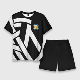 Мужской костюм с шортами 3D с принтом INTER ,  |  | fc | football | futbal | inert | internzionale | интер | интернационале | италия | клуб | лого | логотип | милан | фк | форма | формы | футбол | футбольный