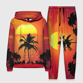 Мужской костюм 3D (с толстовкой) с принтом Пальмы на фоне моря ,  |  | Тематика изображения на принте: summer | восход | гаваи | гавайская | закат | лето | море | океан | отдых | отпуск | пальма | пальмы | солнце | туризм | туристическая