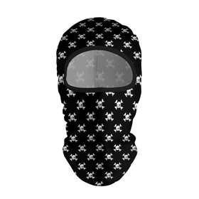 Балаклава 3D с принтом Черепа в Новосибирске, 100% полиэстер, ткань с особыми свойствами — Activecool | плотность 150–180 г/м2; хорошо тянется, но при этом сохраняет форму. Закрывает шею, вокруг отверстия для глаз кайма. Единый размер | Тематика изображения на принте: минимализм | пиратский флаг | рисунок | черепа