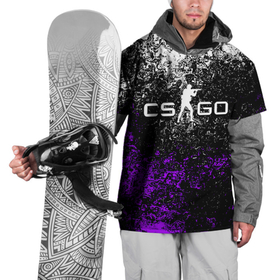 Накидка на куртку 3D с принтом CS GO в Екатеринбурге, 100% полиэстер |  | counter | cs go | game | автомат | игра | контр страйк | кс гоу | неон | потерялся