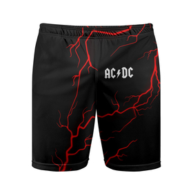 Мужские шорты спортивные с принтом AC DС в Белгороде,  |  | ac dc | acdc | back to black | highway to hell | logo | music | rock | айси | айсидиси | диси | лого | логотип | молния | музыка | рок | символ | символика | символы | эйси | эйсидиси