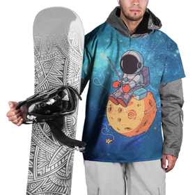 Накидка на куртку 3D с принтом Космонавт , 100% полиэстер |  | art | astronaut | cosmonaut | fishing | fishing rod | man | planet | space | stars | арт | астронавт | звезды | космонавт | космос | планета | рыбалка | удочка | человек