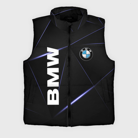 Мужской жилет утепленный 3D с принтом BMW ,  |  | bmw | авто | автомобиль | бмв | логотип | марка | машина | надпись | текстура
