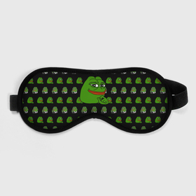 Маска для сна 3D с принтом Frog Pepe в Кировске, внешний слой — 100% полиэфир, внутренний слой — 100% хлопок, между ними — поролон |  | meme | жаба | звук | лягушка | майнкрафт | мем | пепа | пепе | скин
