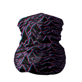 Бандана-труба 3D с принтом Joy Division Glitch , 100% полиэстер, ткань с особыми свойствами — Activecool | плотность 150‒180 г/м2; хорошо тянется, но сохраняет форму | glitch | ian curtis | joy division | rock | unknown pleasures | глюк | иэн кёртис | рок