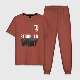 Мужская пижама хлопок с принтом Juventus | Stronger (2021) в Белгороде, 100% хлопок | брюки и футболка прямого кроя, без карманов, на брюках мягкая резинка на поясе и по низу штанин
 | 0x000000123 | juve | juventus | ronaldo | юве | ювентус