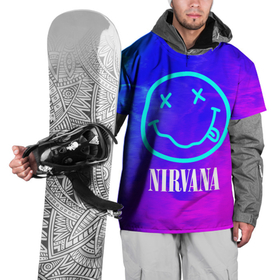 Накидка на куртку 3D с принтом NIRVANA   НИРВАНА в Белгороде, 100% полиэстер |  | band | cobain | face | kurt | logo | music | nirvana | rock | rocknroll | группа | кобейн | курт | лого | логотип | музыка | музыкальная | нирвана | рожица | рок | рокнролл | символ