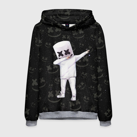 Мужская толстовка 3D с принтом MARSHMELLO в городе Новоалтайск, 100% полиэстер | двухслойный капюшон со шнурком для регулировки, мягкие манжеты на рукавах и по низу толстовки, спереди карман-кенгуру с мягким внутренним слоем. | dj | marshmello | marshmellow | usa | америка | клуб | клубная музыка | мармело | маршмелло | маршмеллоу | музыка | музыкант