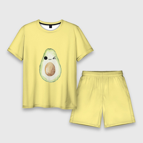 Мужской костюм с шортами 3D с принтом Авокадо ,  |  | авокадо
