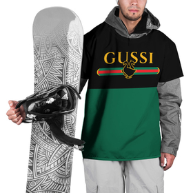Накидка на куртку 3D с принтом GUSSI / ГУСИ , 100% полиэстер |  | anti | antibrand | brand | fashion | gucci | gusi | gussi | logo | meme | memes | анти | антибренд | бренд | гуси | гуччи | забавные | лого | логотип | мем | мемы | мода | прикол | приколы | прикольные | символ