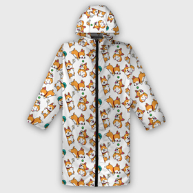 Дождевик унисекс 3D с принтом Корги в городе Новоалтайск,  |  | corgi | corgilove | корги | любовькорги | милыекорги
